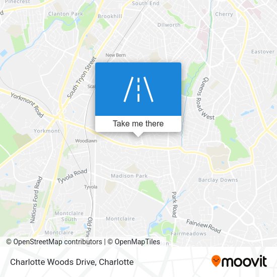 Mapa de Charlotte Woods Drive