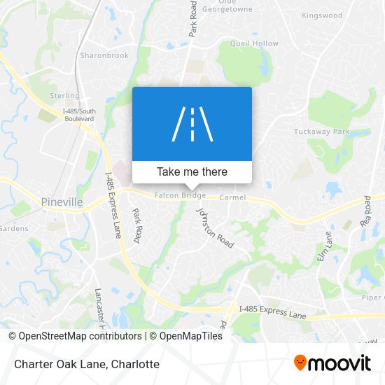 Mapa de Charter Oak Lane