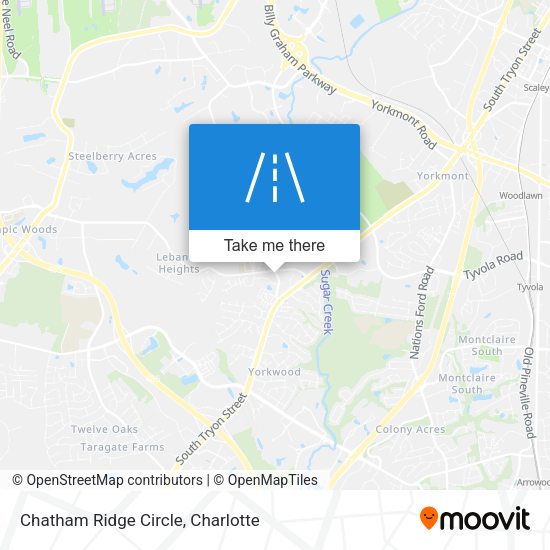 Chatham Ridge Circle map