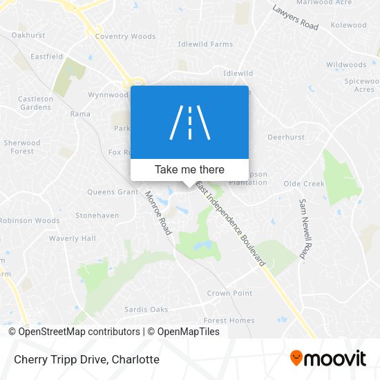 Cherry Tripp Drive map