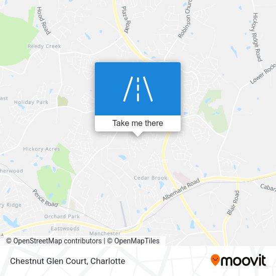 Chestnut Glen Court map