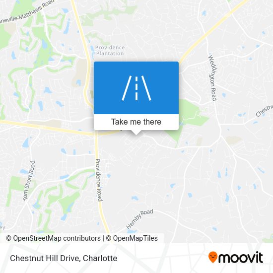 Mapa de Chestnut Hill Drive