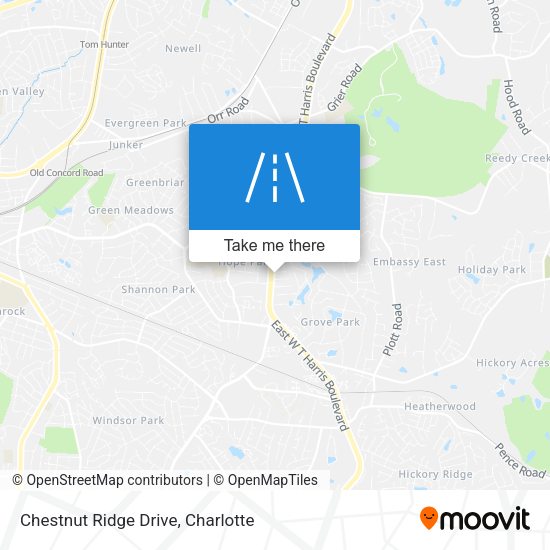 Mapa de Chestnut Ridge Drive
