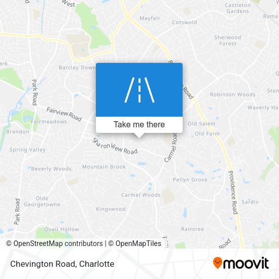 Mapa de Chevington Road