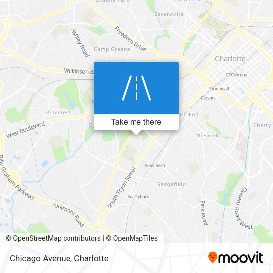 Mapa de Chicago Avenue