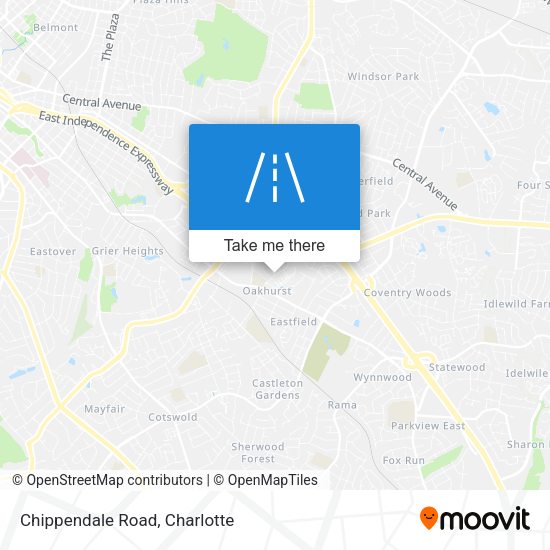 Chippendale Road map