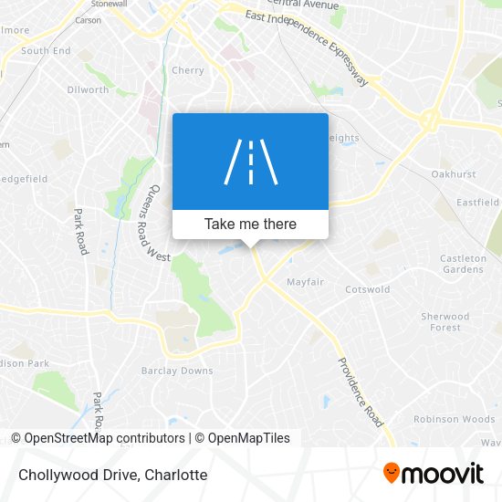 Chollywood Drive map