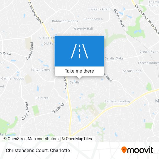 Christensens Court map
