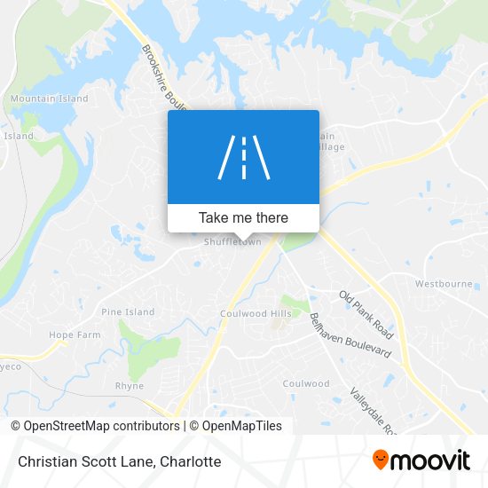 Mapa de Christian Scott Lane