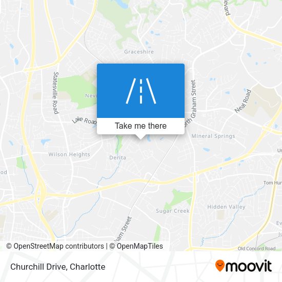 Mapa de Churchill Drive