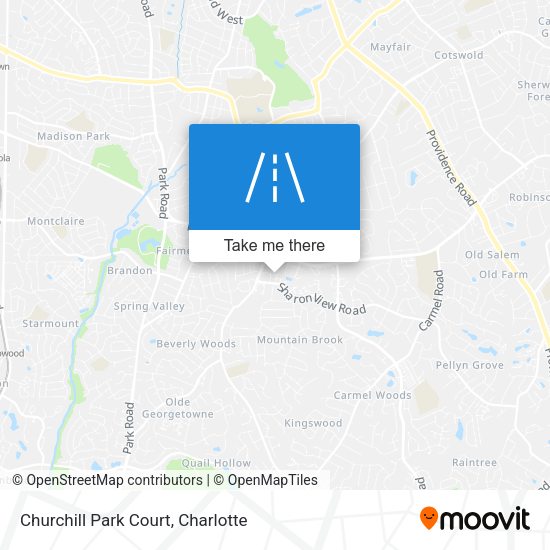 Mapa de Churchill Park Court