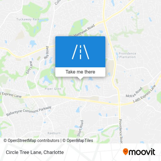 Circle Tree Lane map