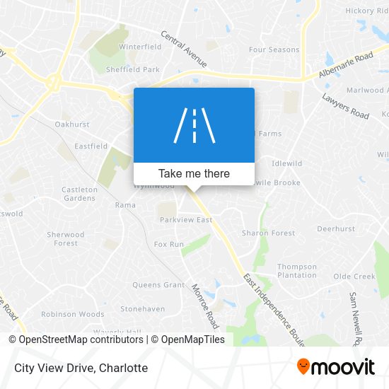 Mapa de City View Drive