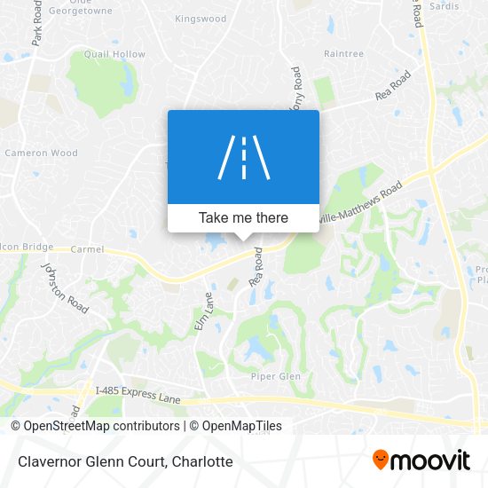 Mapa de Clavernor Glenn Court