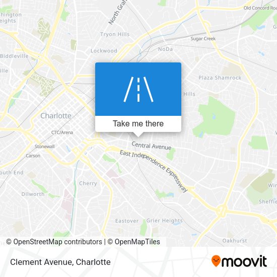 Mapa de Clement Avenue