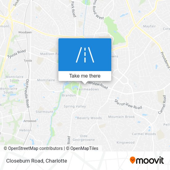 Mapa de Closeburn Road