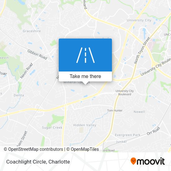 Coachlight Circle map
