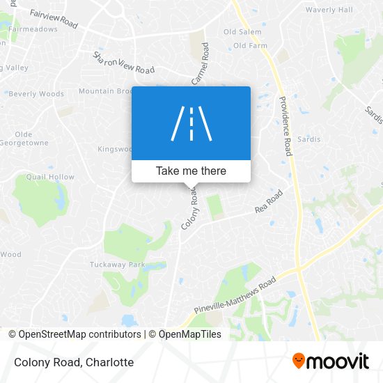 Mapa de Colony Road