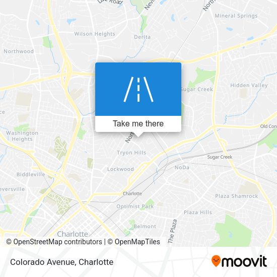 Mapa de Colorado Avenue
