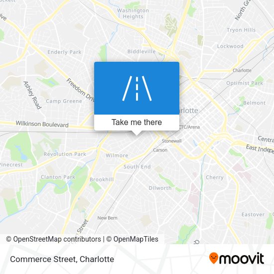 Mapa de Commerce Street
