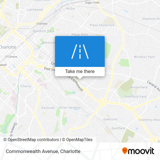 Mapa de Commonwealth Avenue