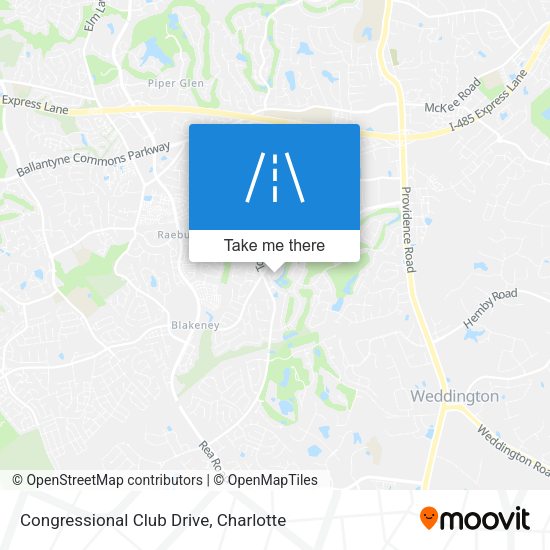 Mapa de Congressional Club Drive