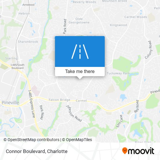 Mapa de Connor Boulevard