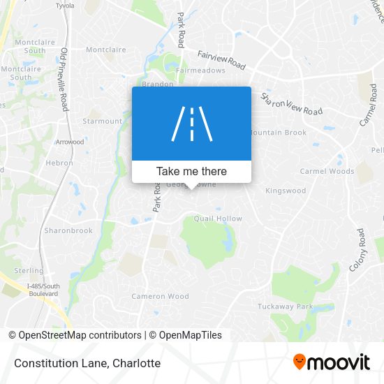 Mapa de Constitution Lane