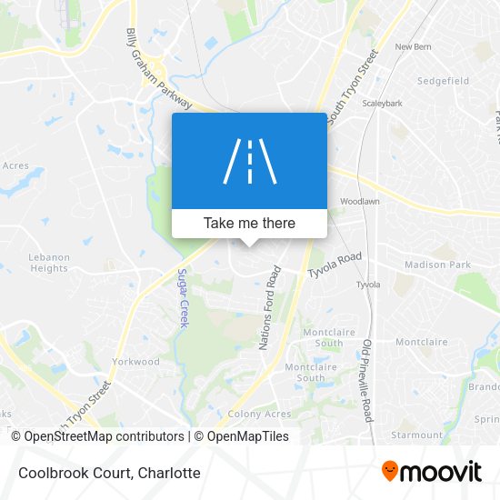 Mapa de Coolbrook Court