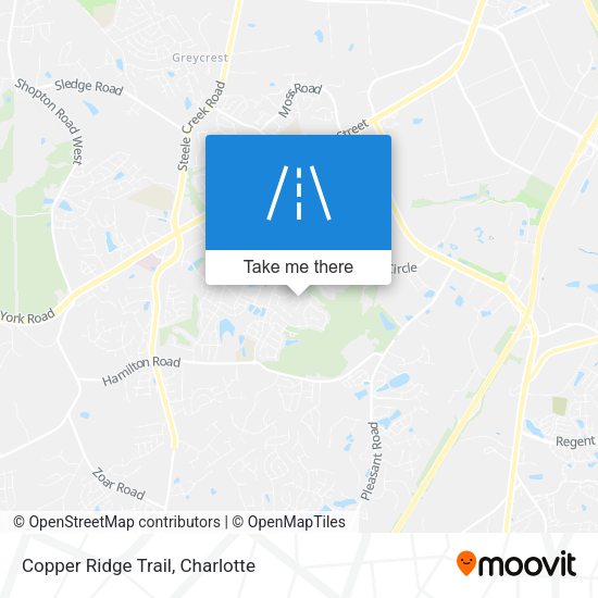 Mapa de Copper Ridge Trail