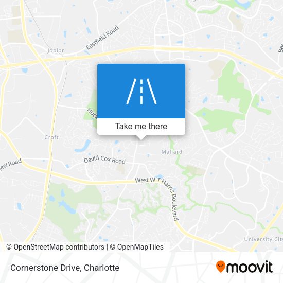 Mapa de Cornerstone Drive