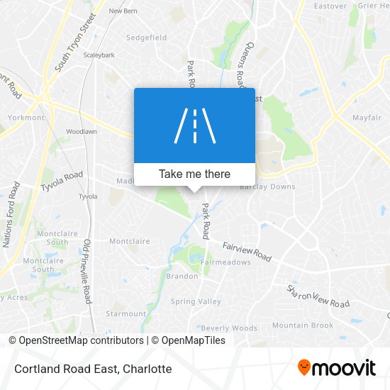 Mapa de Cortland Road East