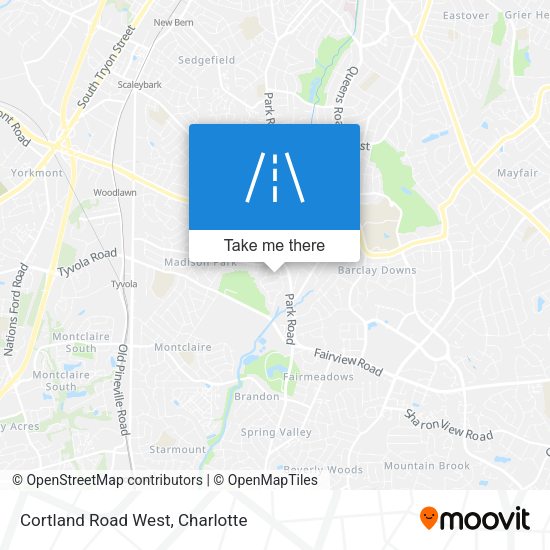 Mapa de Cortland Road West