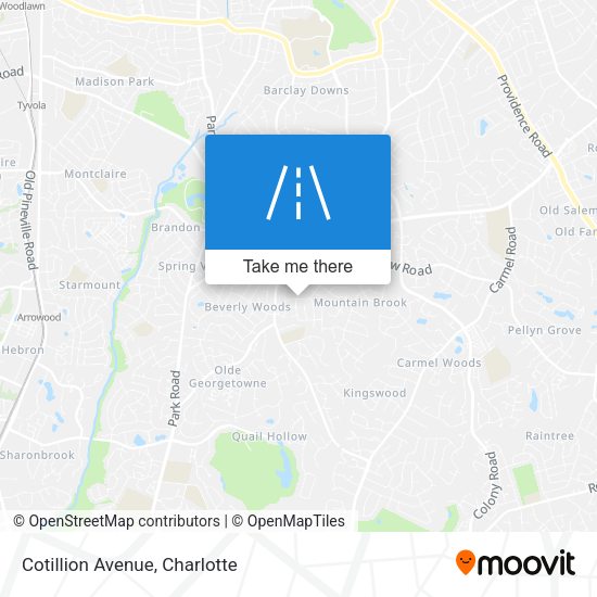 Mapa de Cotillion Avenue