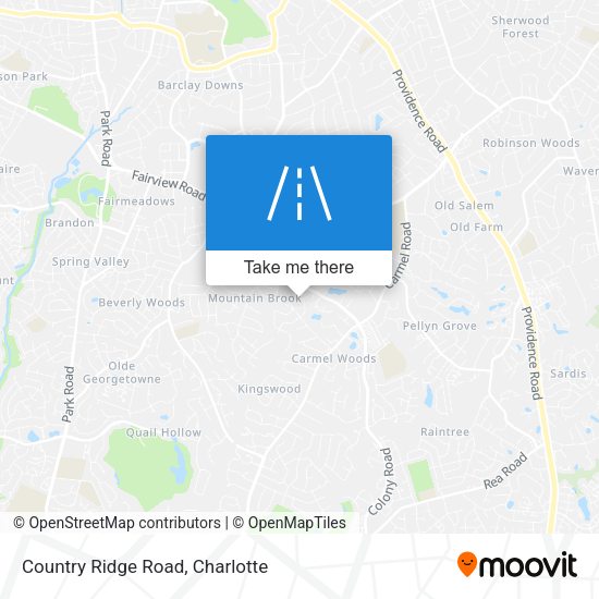 Mapa de Country Ridge Road