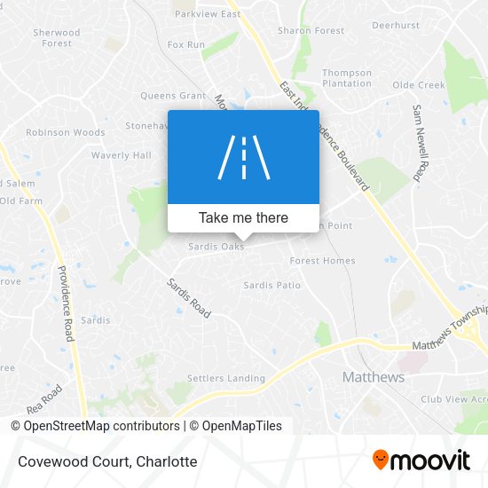 Mapa de Covewood Court