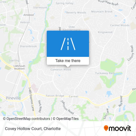 Mapa de Covey Hollow Court