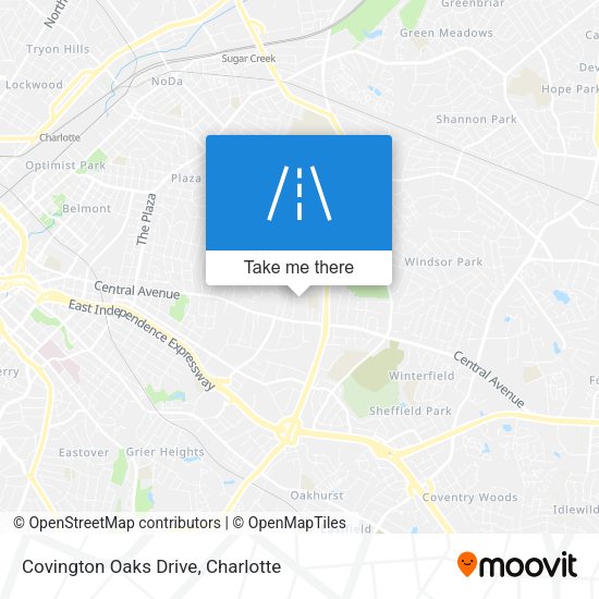 Covington Oaks Drive map