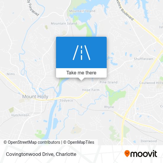 Covingtonwood Drive map