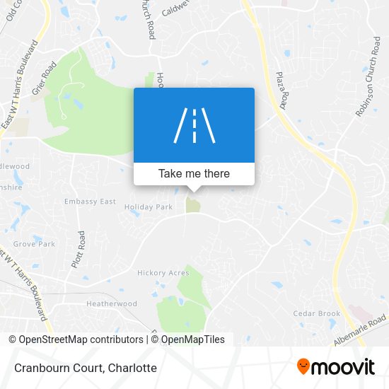 Cranbourn Court map