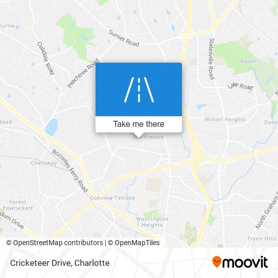 Cricketeer Drive map