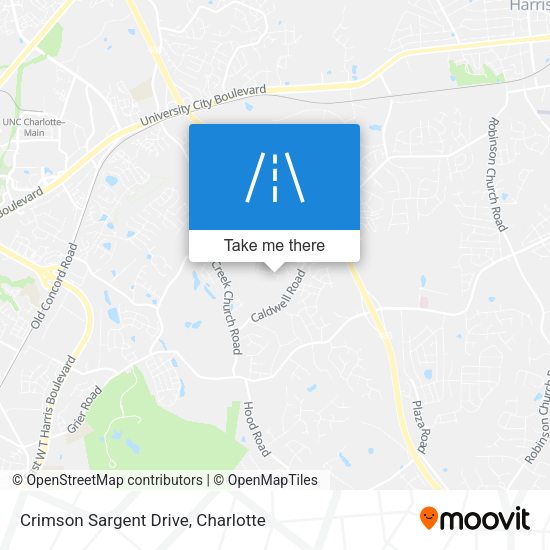 Crimson Sargent Drive map
