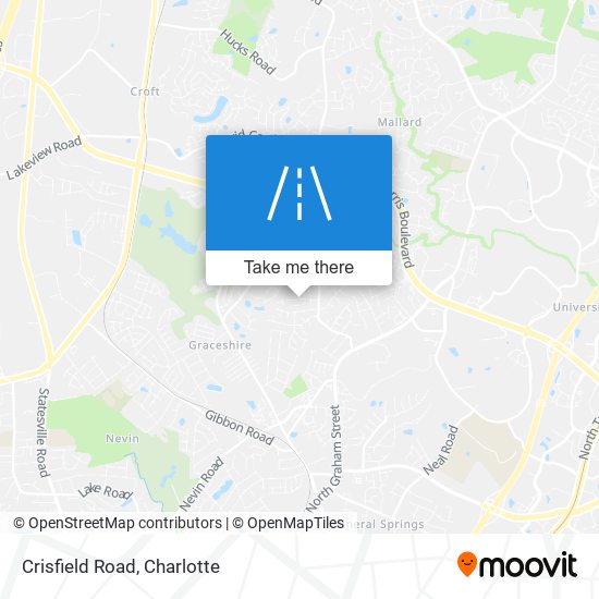 Mapa de Crisfield Road