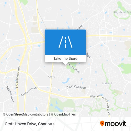 Mapa de Croft Haven Drive