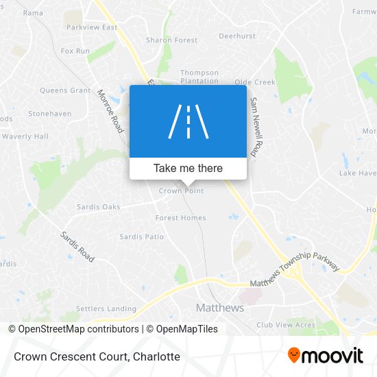 Crown Crescent Court map