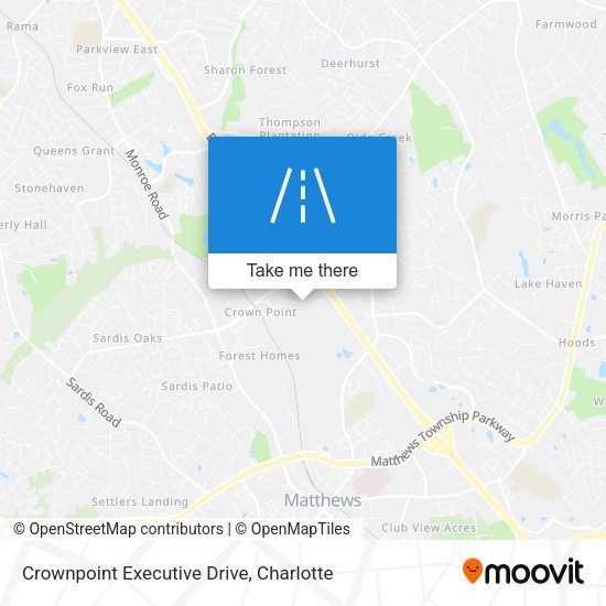 Crownpoint Executive Drive map