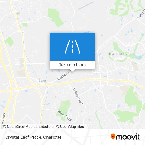 Mapa de Crystal Leaf Place
