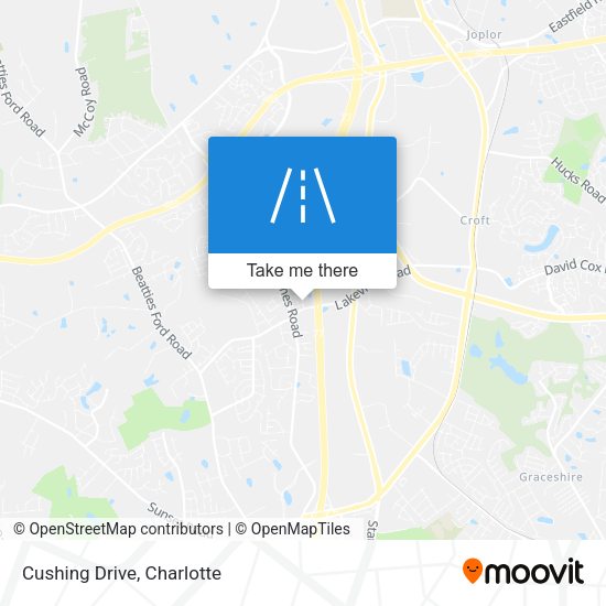 Mapa de Cushing Drive