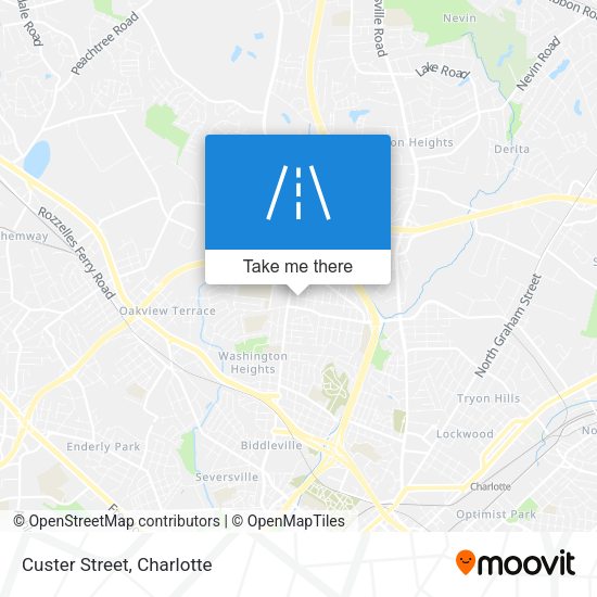 Mapa de Custer Street