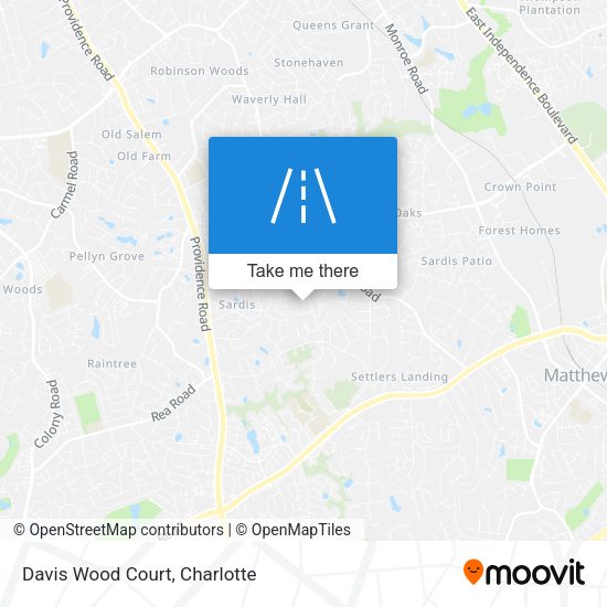 Mapa de Davis Wood Court